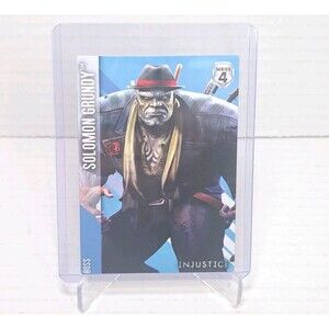 Injustice Gods Among Us Series 4 Arcade Video Game Card #84 Solomon Grundy Boss